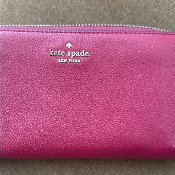 Kate Spade Pink Saffiano Leather Wallet - Picture 2 of 10